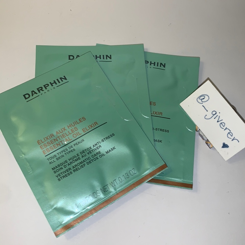 Darphin Stress Relief Detox Oil Mask 3x